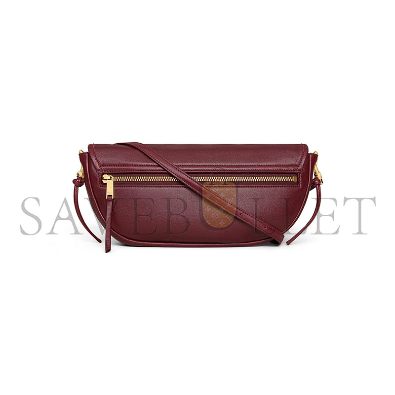 CELINE LITTLE HALFMOON SOFT TRIOMPHE IN SUPPLE SHINY LAMBSKIN L10373778.28PO (25*13*5cm)